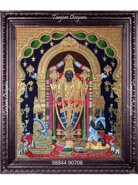 Oppiliappan | Uppiliappan Tanjore Painting